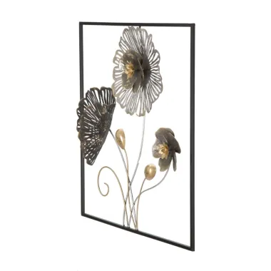 Panel ze stali kwadratowy 50x5,5x50 cm